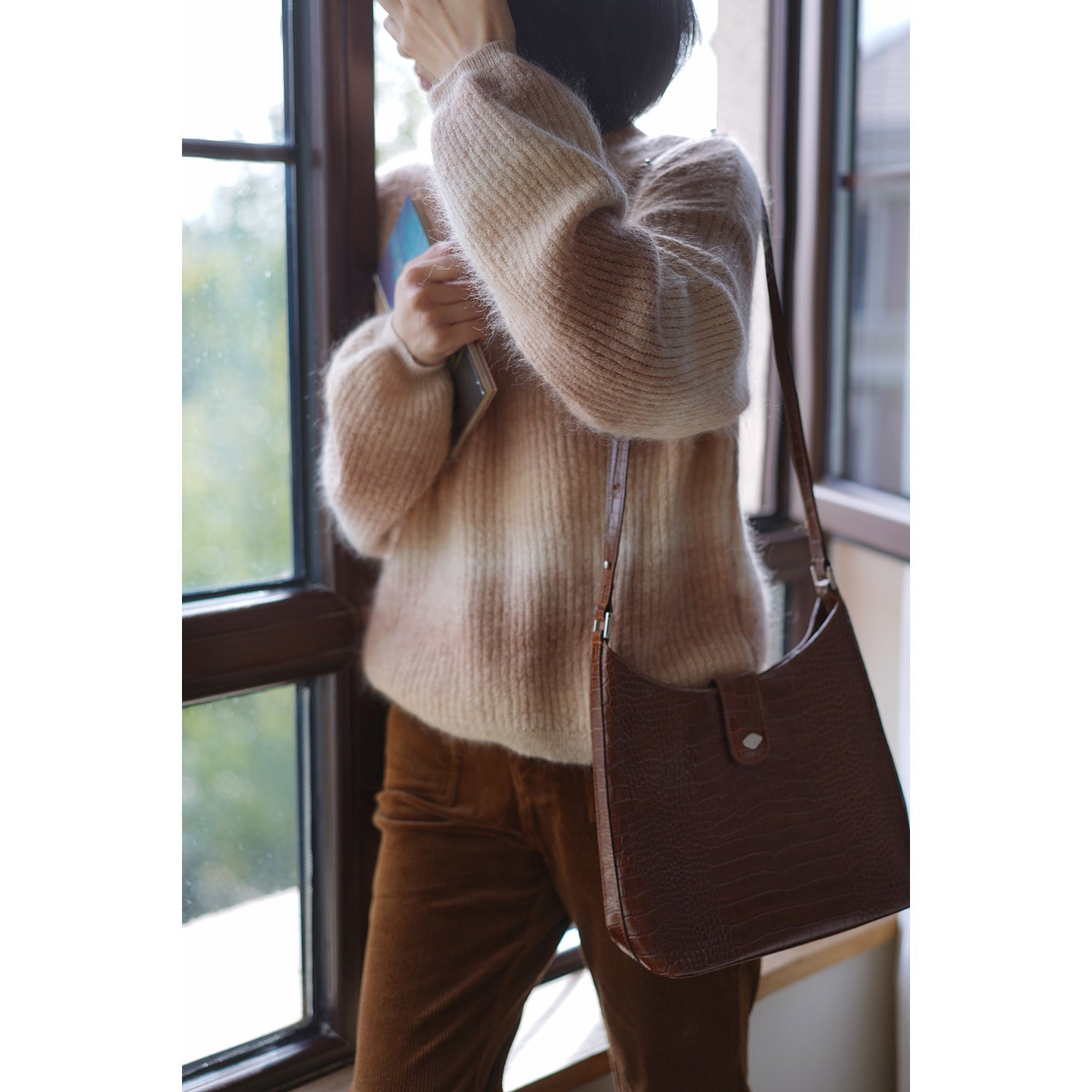 sunshine color mohair sweater