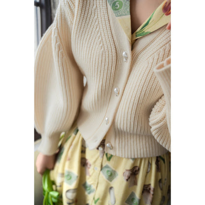 western lady's knit cardigan