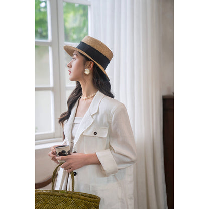 countess linen jacket