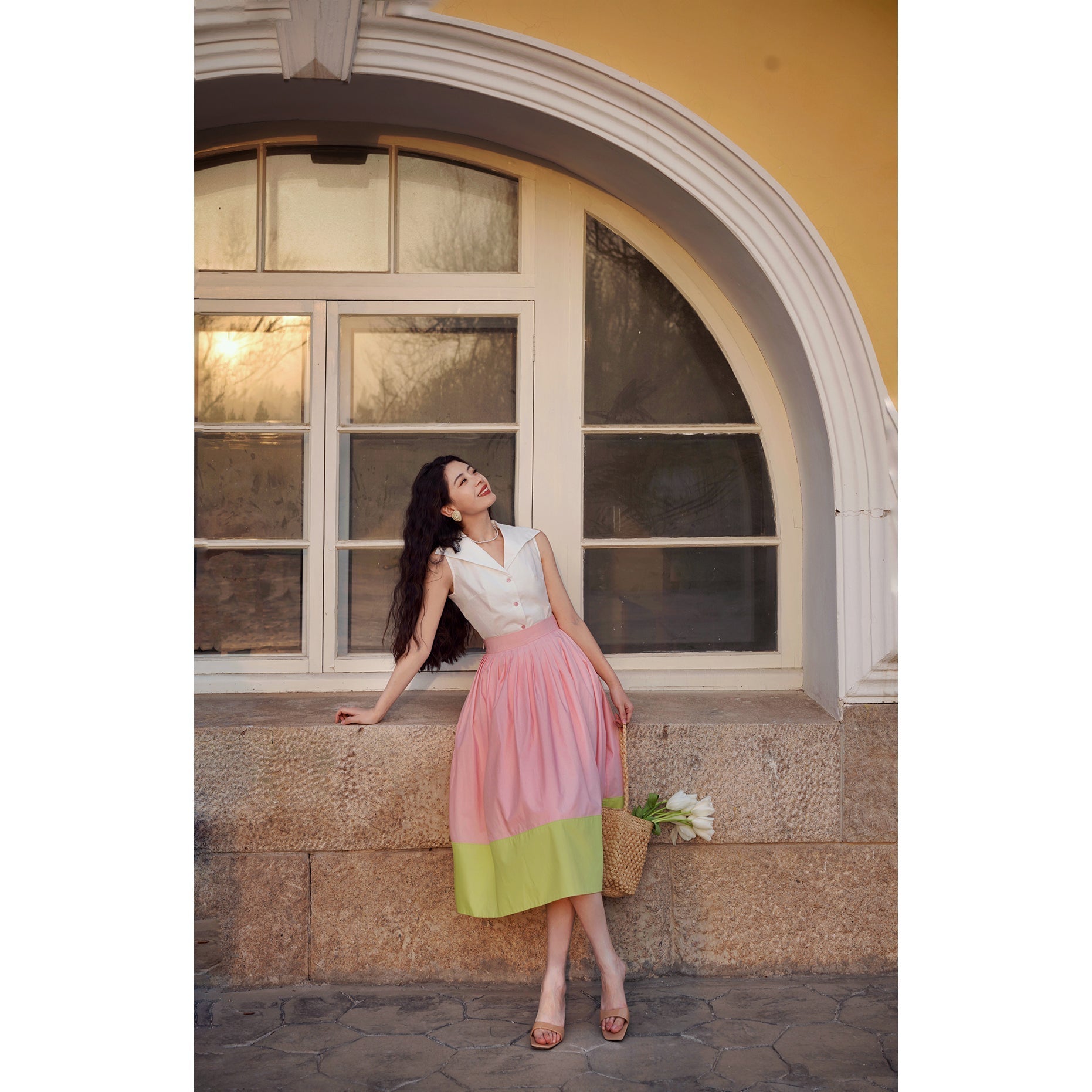 spring field hepburn skirt