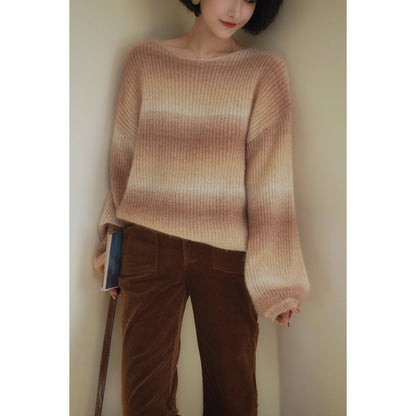 sunshine color mohair sweater