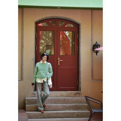 Western lady's embroidered simple shirt