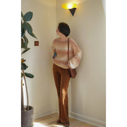 sunshine color mohair sweater