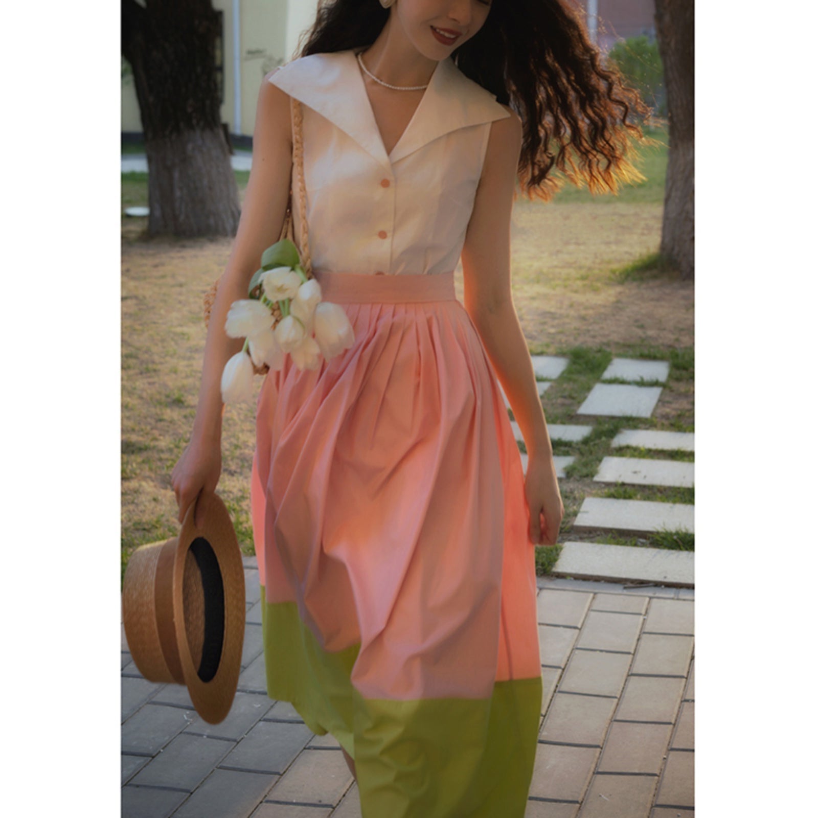 spring field hepburn skirt