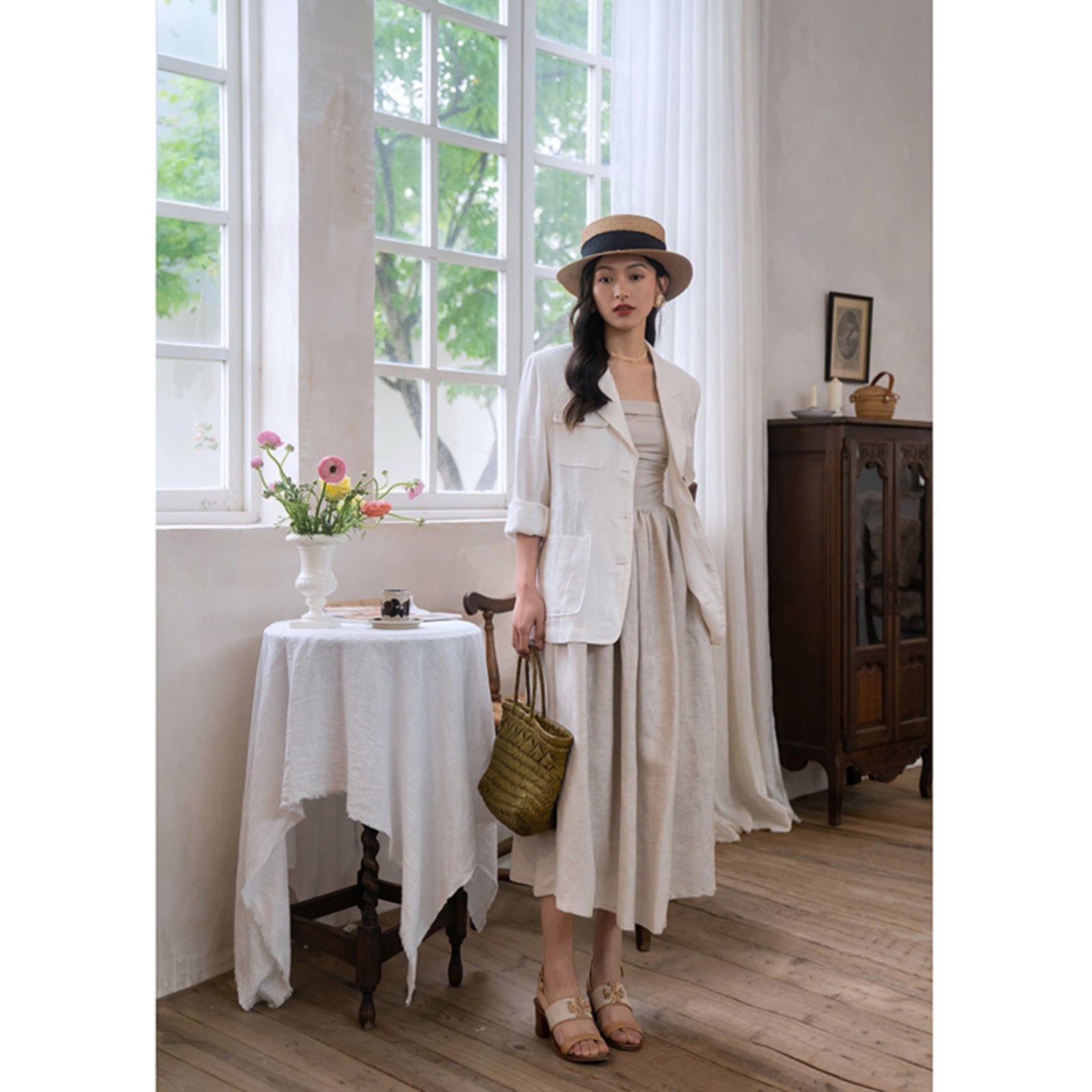 countess linen jacket