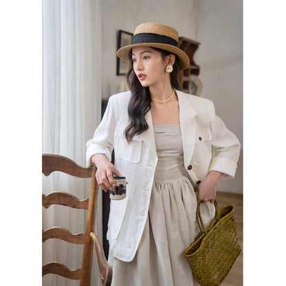 countess linen jacket