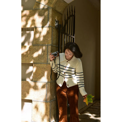 Classic corduroy color straight pants