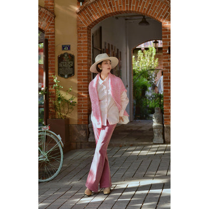 Western lady's embroidered simple shirt