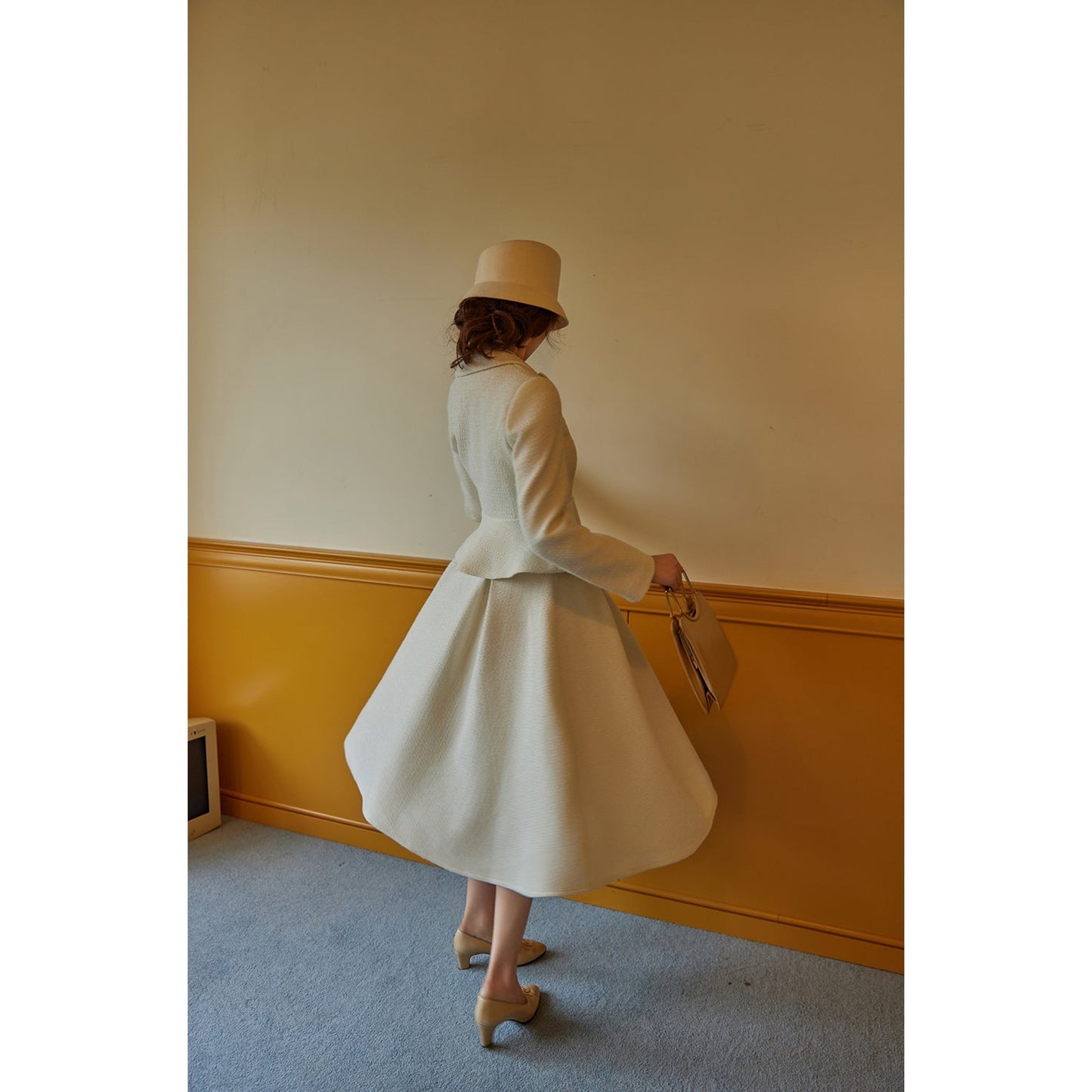 Actress Retro Jacket and Hepburn Skirt