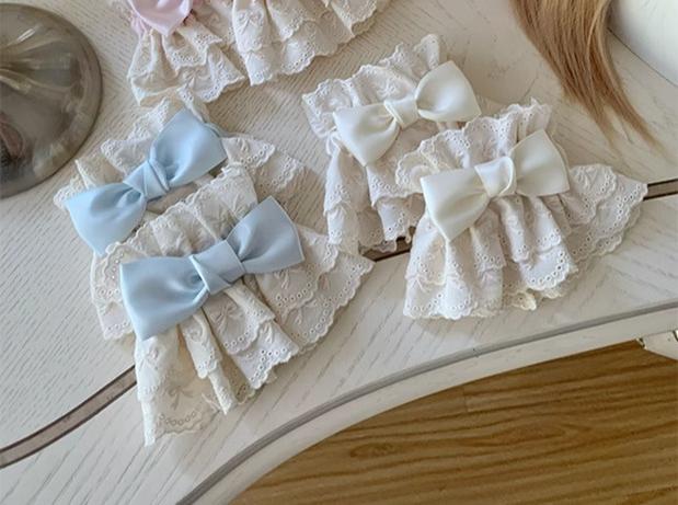 Roji Roji - Kawaii Lolita Lace Cuffs Summer Butterfly Bow Arm Sleeves