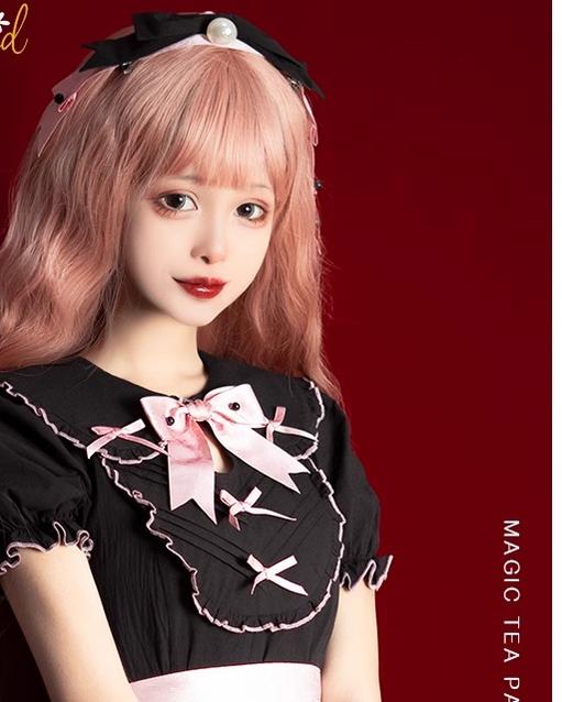 Magic Tea Party - Lena's Garland - Elegant Lolita HeaddressPearl Headband Set with Hair Clip