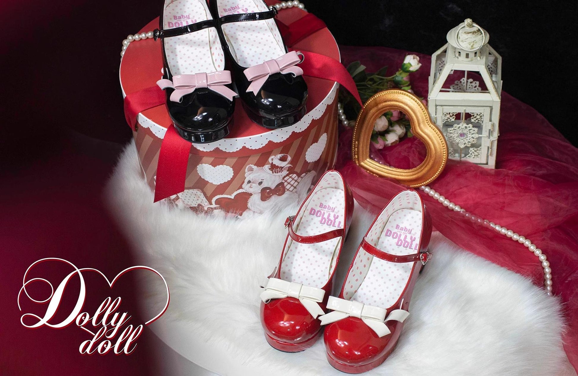 Dolly Doll - Lovers' Gift - Round Toe Middle Heel Mary Jane Lolita Shoes