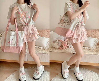 Sheep Puff - Mikko Rolled - Winter Lolita Shoes Warm Fleece Shoes