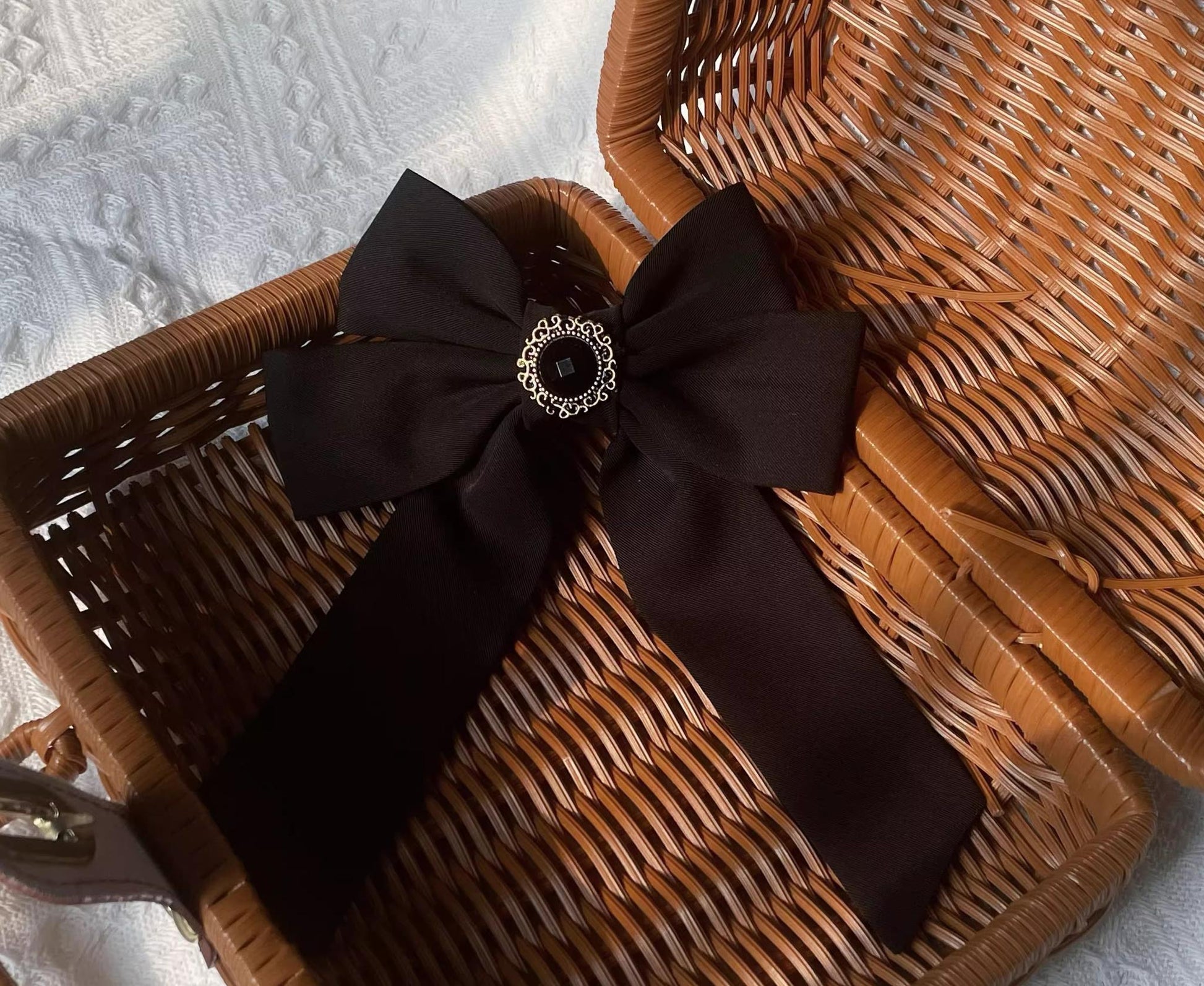 Uncle's Workshop - Rich Heiress - Elegant Black Lolita Coat with Detachable Cape