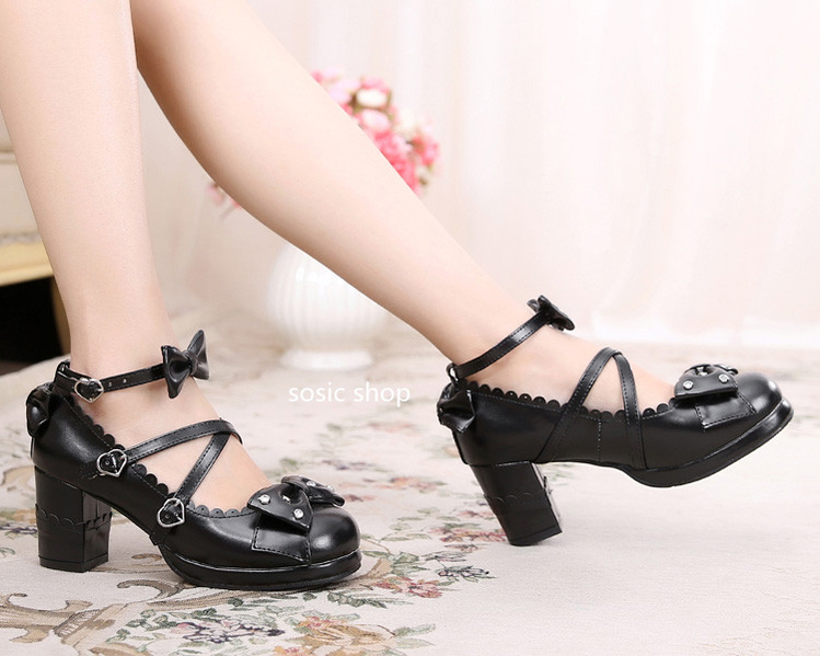 Sosic - Sweet Lolita High Heel Handmade Shoes
