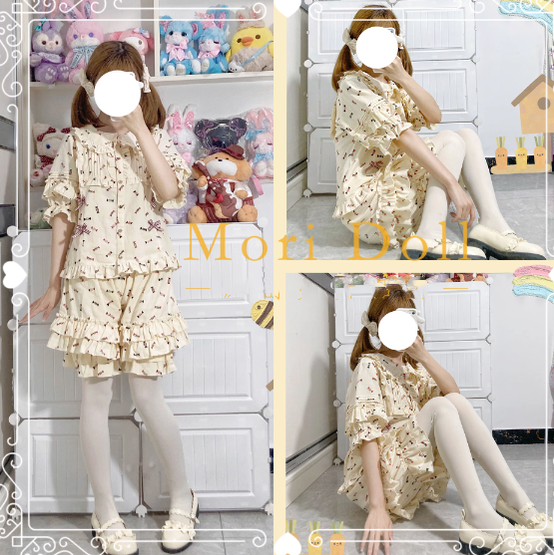 Mori Doll - Candy and Rabbit Ears - Sweet Lolita Innerwear Bloomers Multicolors