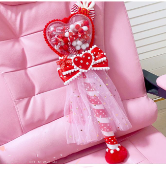 Sweetheart Endless - Sweet Lolita Fairy Wand Handmade Multicolor Heart Shaped