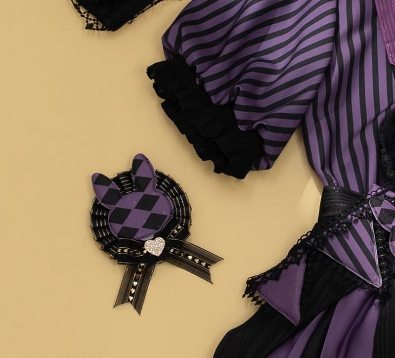 Forest Fluorescent Carps - Ouji Lolita OP Dress Circus Lolita Strip Prince Suit