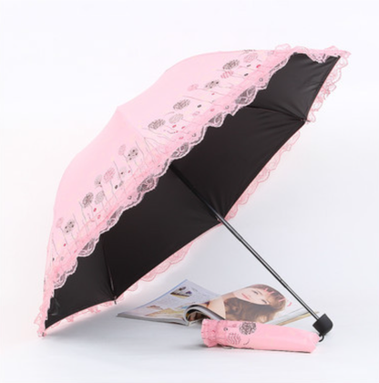 Qiteng - Daily Lolita Lace Princess Sunshade Parasol