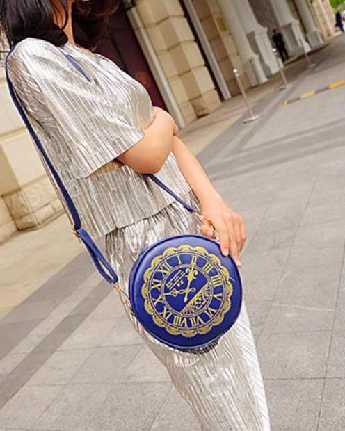 Kira - Alice Clock - Kawaii Lolita Shoulder Bag Round Lolita Crossbody Bag