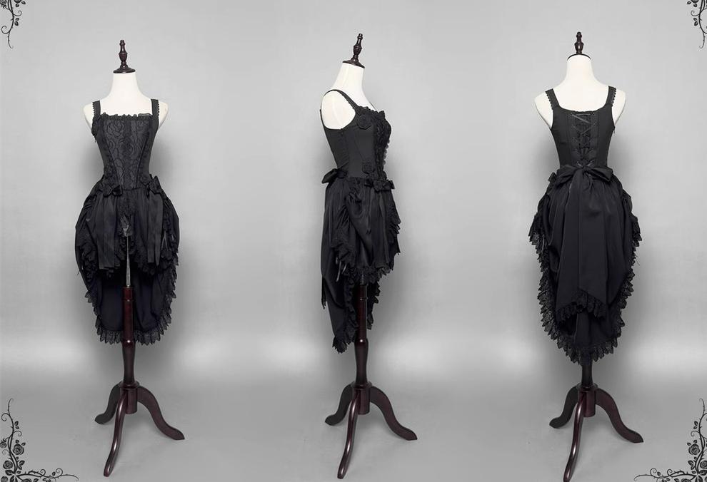 LeMiroir - Saint - Gothic Lolita Bolero Skirt Mermaid Dress Corset