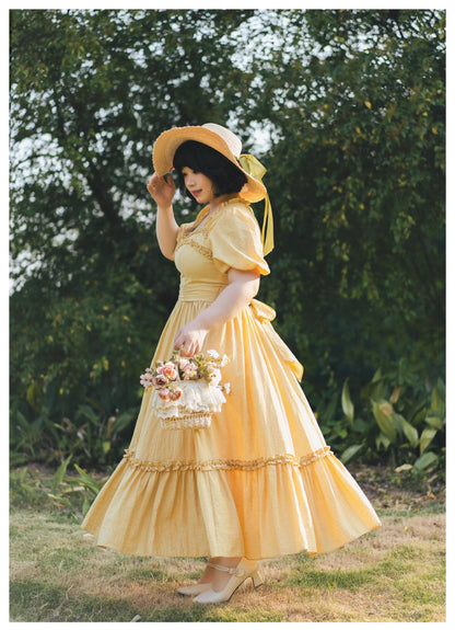 Forest Wardrobe - Forest Pastoral - Elegant Lolita Square Neck Long OP