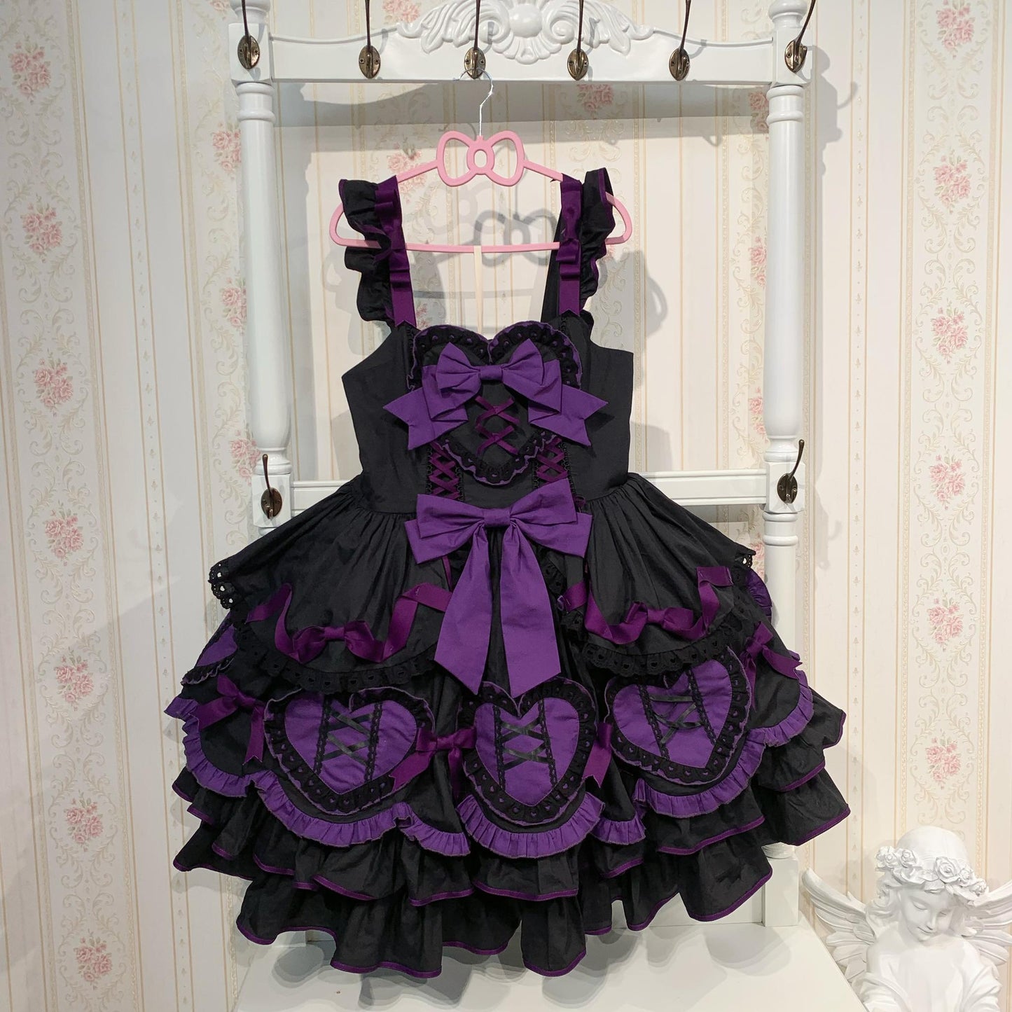 Chubby Cat Diary - Icing Sugar Gift Box - Plus Size Sweet Lolita JSK Dress Set