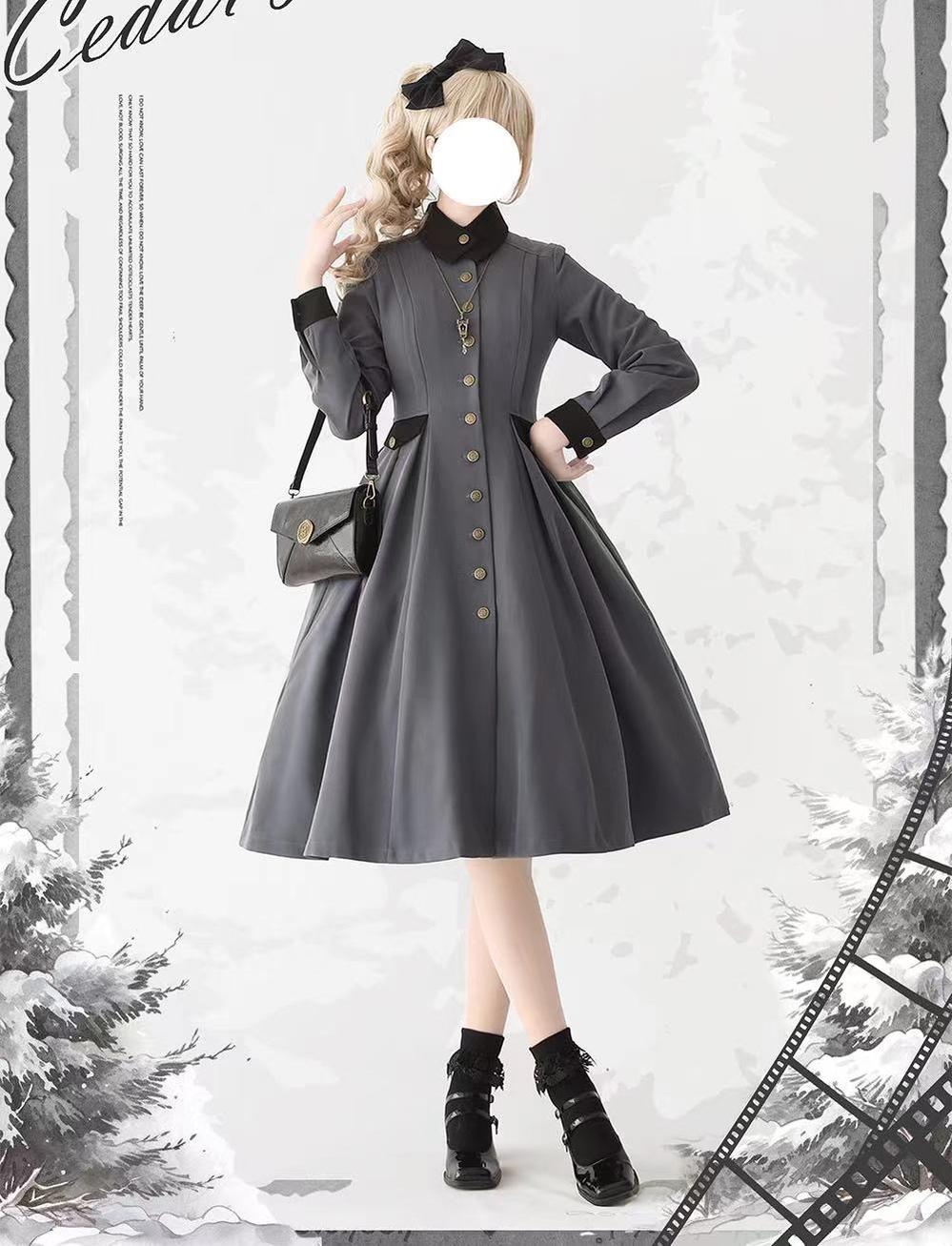 Forest Wardrobe - Elegant Lolita Dress Winter Lolita Coat Dress