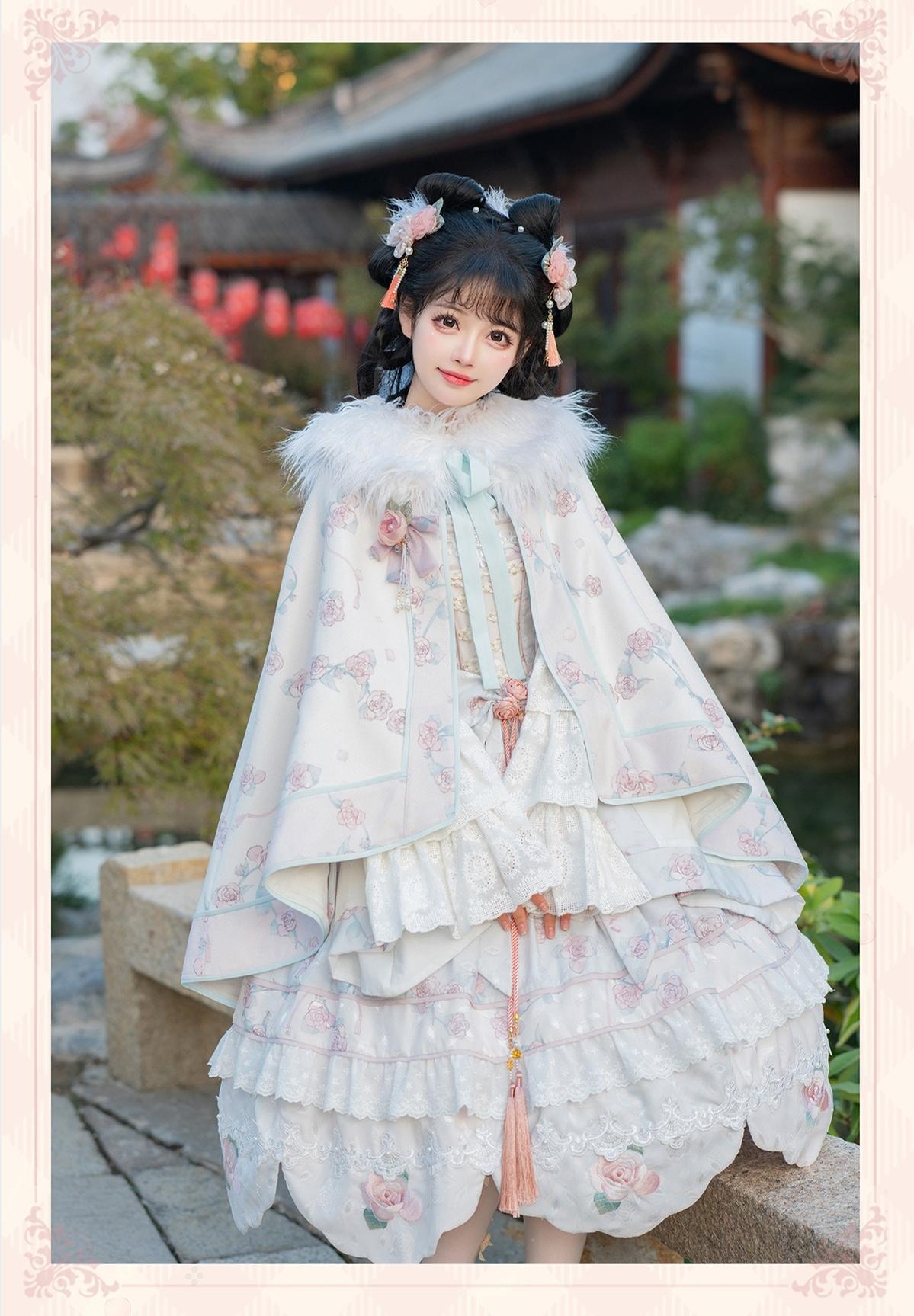 Bramble Rose - Exquisite Luo Shen - Qi Lolita OP Dress Chinese Style Lolita JSK