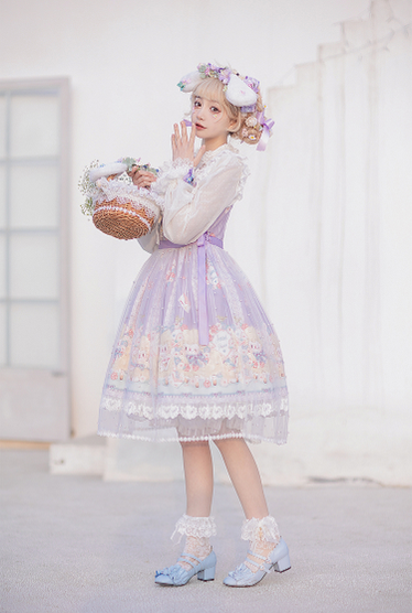 Chemical Romance - Lamb Postman - Sweet Lolita Printed JSK Dress