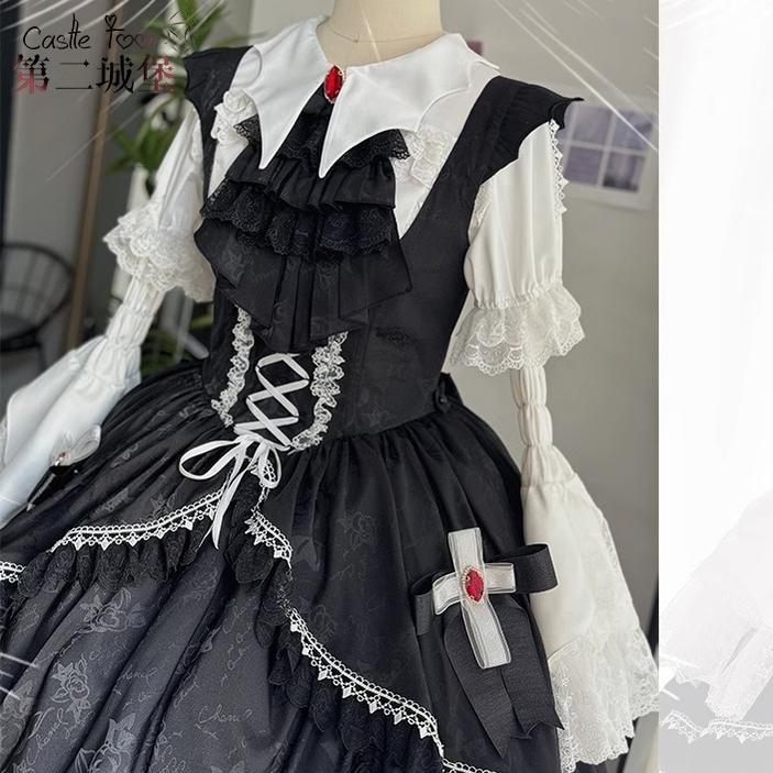 CastleToo - Night Rose - Elegant Ouji Lolita Suits, JSK / Shorts