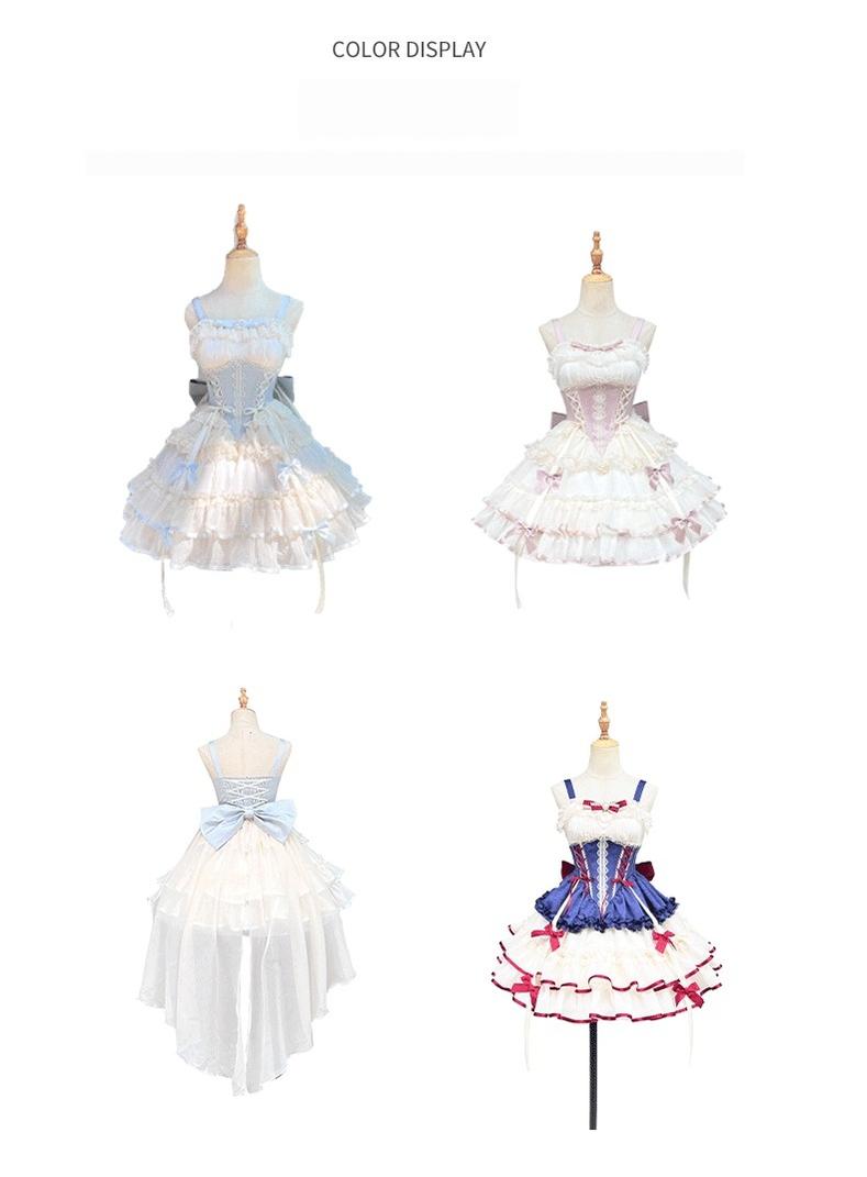 ZhiJinYuan - Time Waltz - Sweet Lolita Short Dress Ballet Style JSK