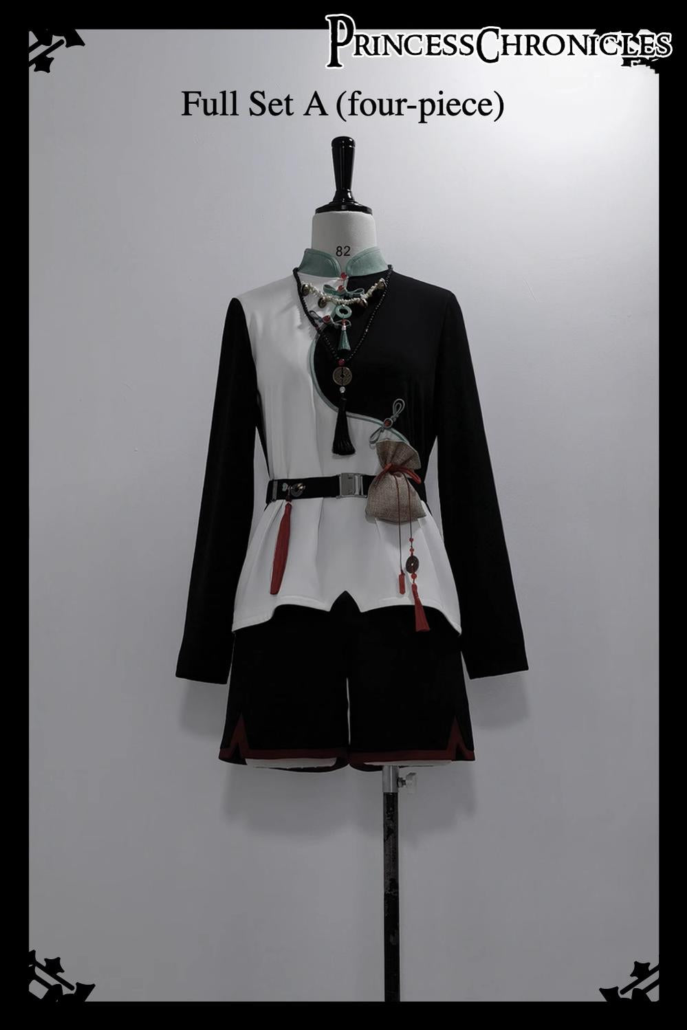 Princess Chronicles - Bamboo Panda - Han Lolita Shirt Full Set Chinese Style Unisex Set