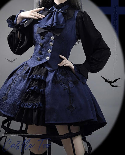 CastleToo - Evil Twins - Ouji Lolita Vest Set