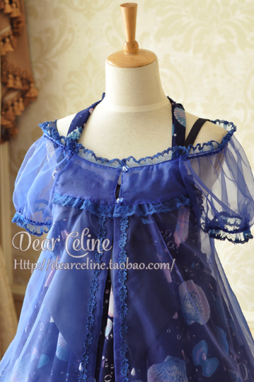 DearCeline - Midsummer Night's Dream - Daily Lolita Organza Covering Smock