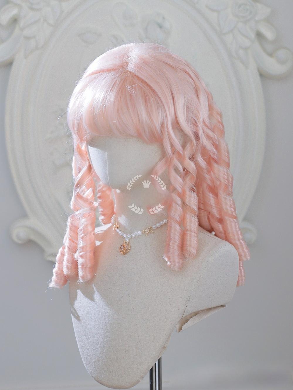 Mabuxi - Retro Lolita Wig Elegant Roman Curls Gorgeous Court Wigs