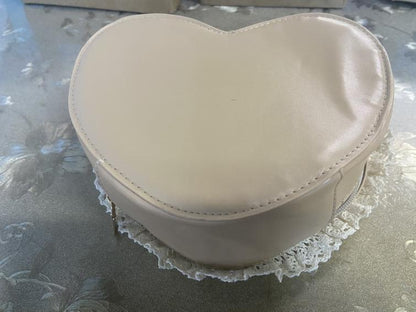 Cocoa Jam - Sweet Lolita Handbag Handmade Woven Heart Shape Crossbody Bag