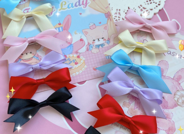 Bear Doll - Kawaii Lolita Bow Brooch and Hair Clip