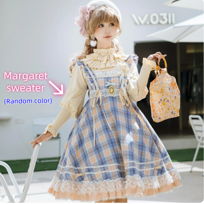 Miaoplus - Sweet Lolita Plaid JSK Multicolors Lucky Bag