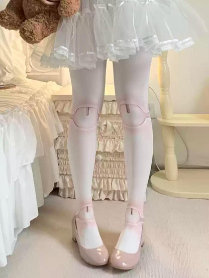 Roji Roji - Sweet Lolita Pantyhose, Joint Print Light Stockings