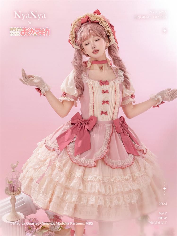 NyaNya - IP Collab Dreamy Memories Themed Lolita OP Dress