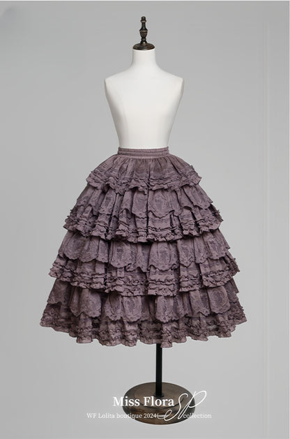 MEEKWIND - Miss Flora - Elegant Lolita Bodice Suit Tiered Skirt