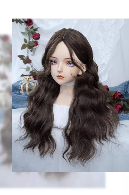 Alicegarden - Daily Lolita Wig Brown Wig With Long Wavy