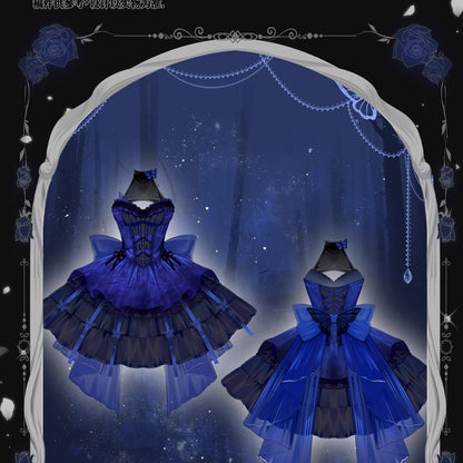 Platycodon House - Love Goddess - Elegant Lolita Dress Halter Puff Princess JSK Dress