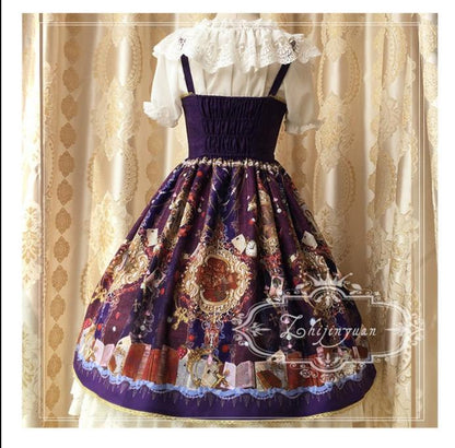 ZhiJinYuan - Elegant Lolita Shirt Open Shoulder Blouse