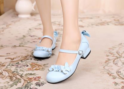 Sosic - Stand Still and Don't Fly - Daily Sweet Lolita Round Toe Handmade Shoes