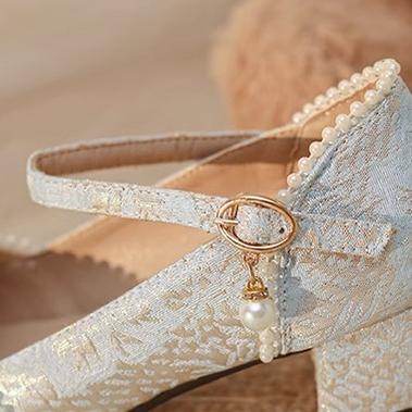 Yana - Huaiyu Yana - Chinese Style Han Lolita Shoes Lolita Chunky Heel Shoes