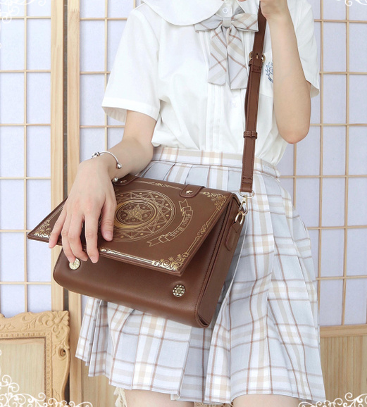 Morning Glory - The Star-Moon Grimoire - Sweet Lolita Crossbody Clamshell bag