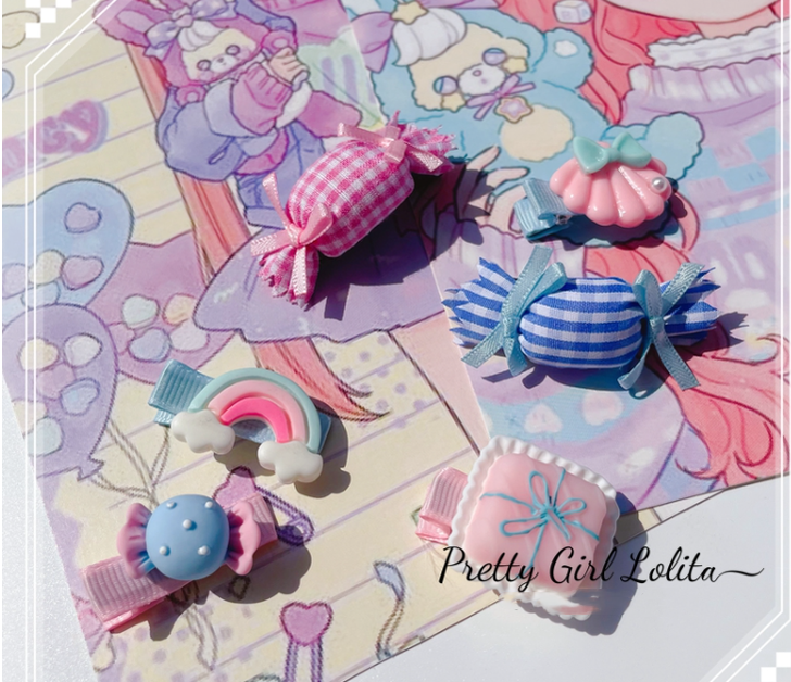 Pretty Girl Lolita - Sweet Lolita Pink-blue Accessories