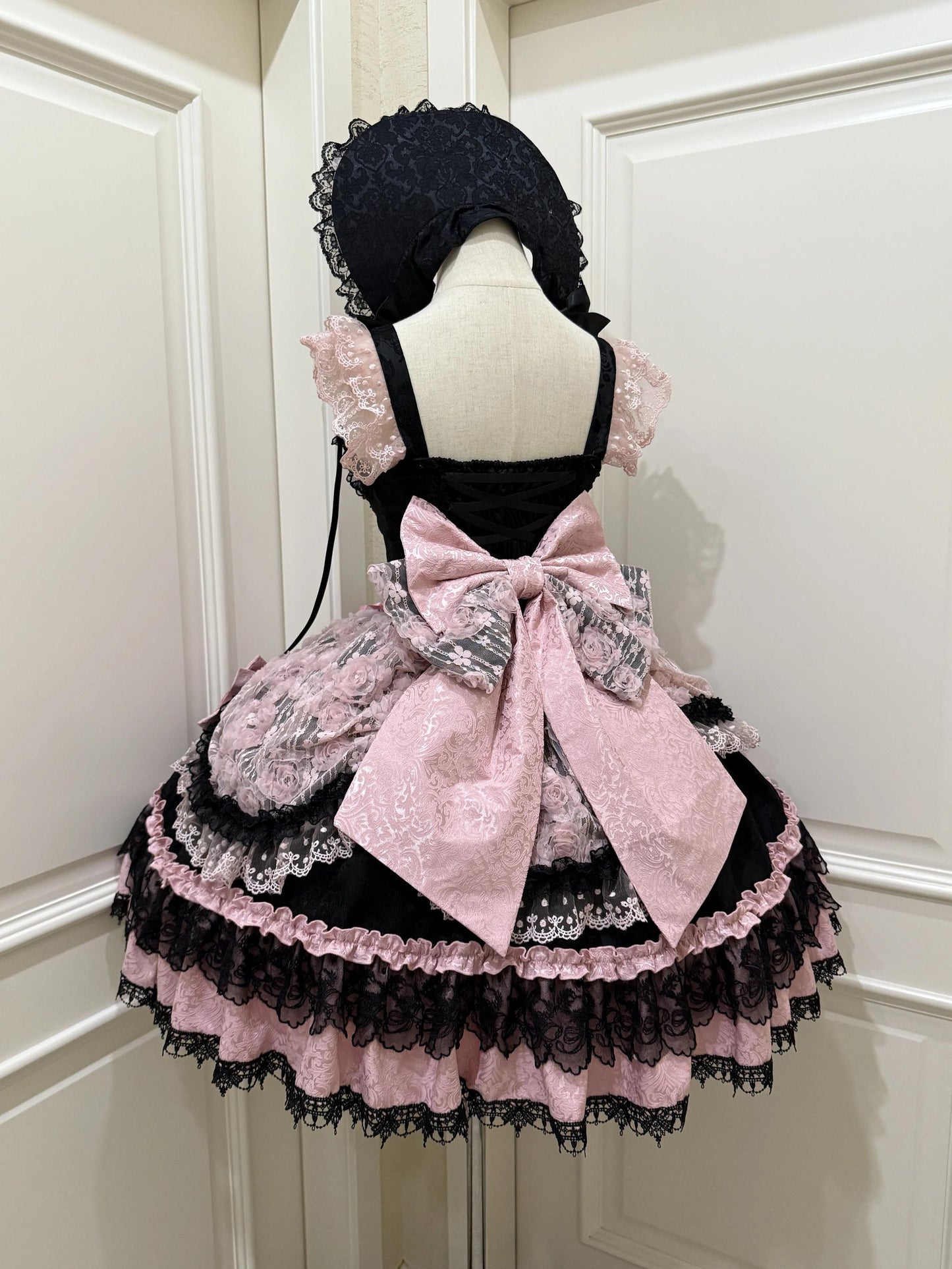 Sugar Girl - Rose Princess - Halloween Gothic Lolita JSK, Sheer Rose Dress